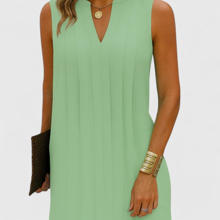 Clarhild™ | Elegant Flattering Dress with V-Neck