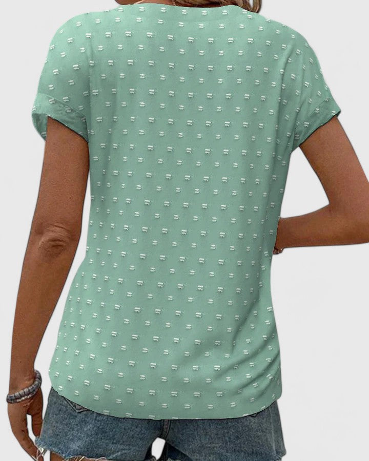 Miles | Cămașă confortabilă cu decolteu în V