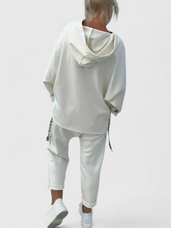Sally | Set Confortabil cu Hanorac și Bluză de Trening