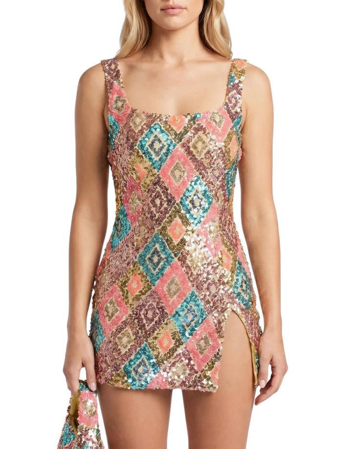 Sparkora - Rochie Mini Strălucitoare