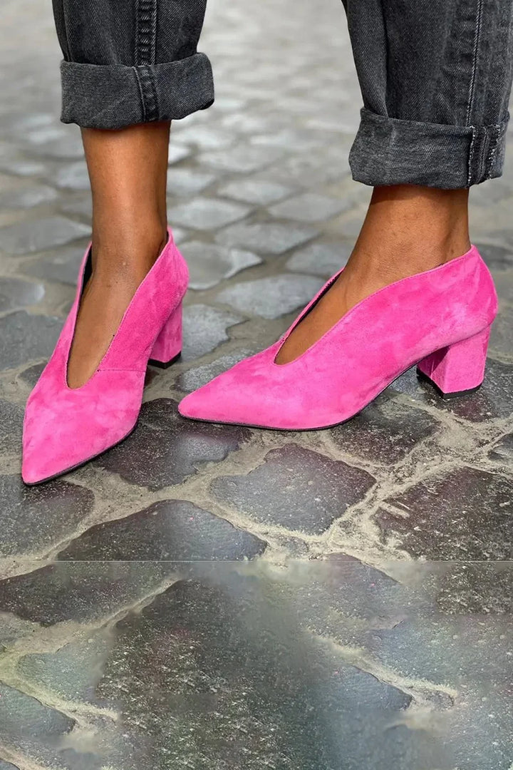 Zovira | Elegant Block Heel Pumps